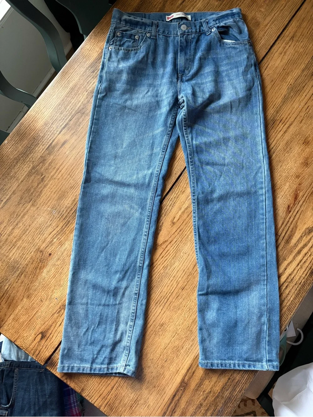 Levi's Boys Light Blue Straight Jeans